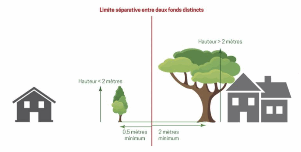Distances de plantation
